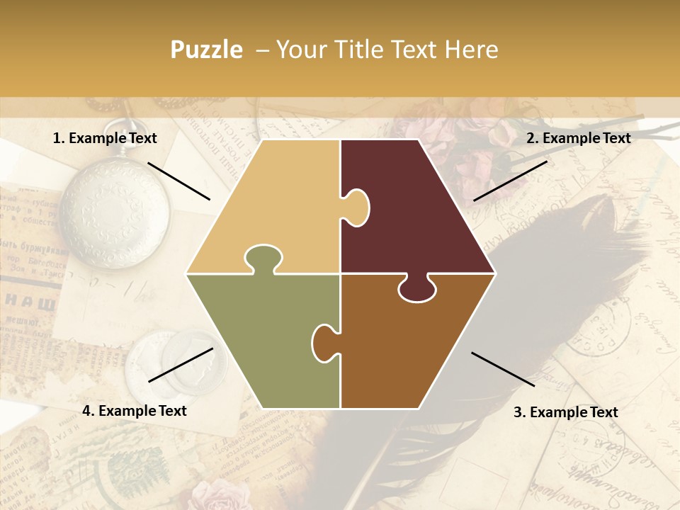 Text Blank Antique PowerPoint Template