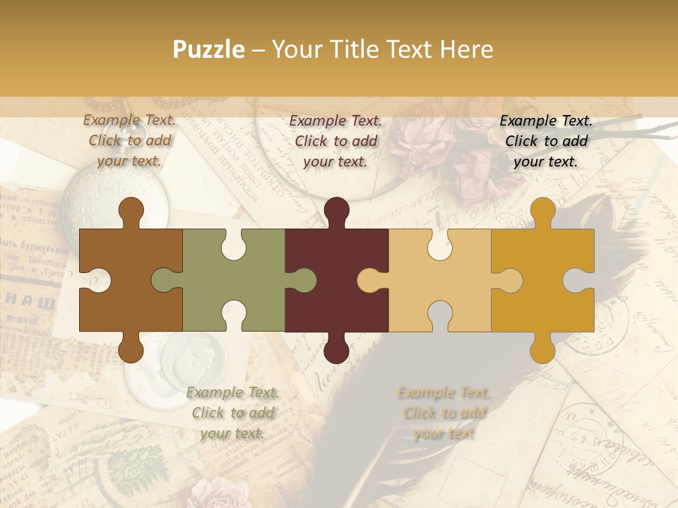 Text Blank Antique PowerPoint Template