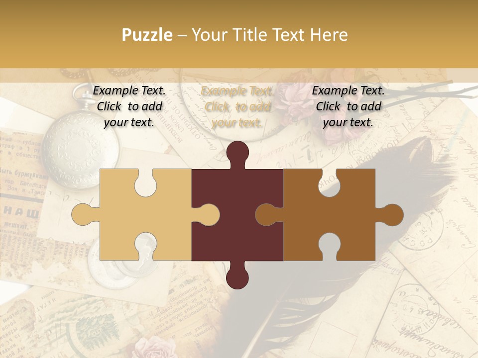 Text Blank Antique PowerPoint Template