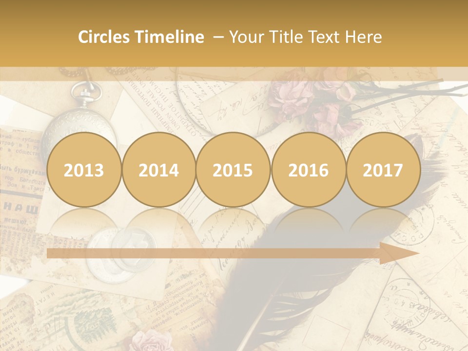 Text Blank Antique PowerPoint Template