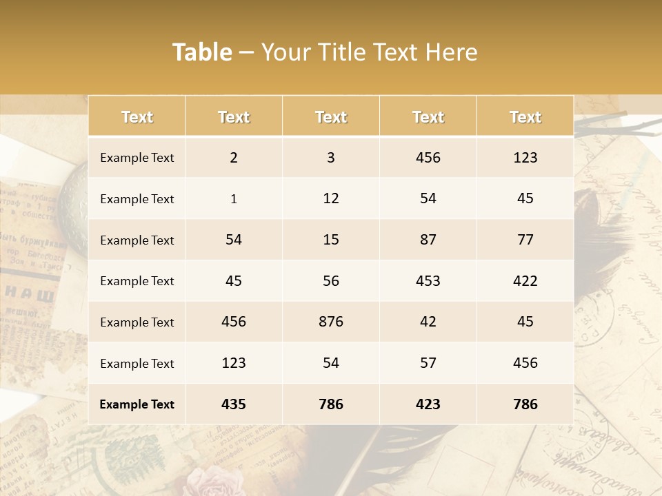 Text Blank Antique PowerPoint Template