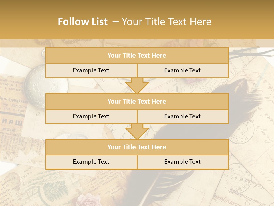 Text Blank Antique PowerPoint Template