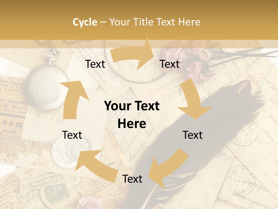Text Blank Antique PowerPoint Template
