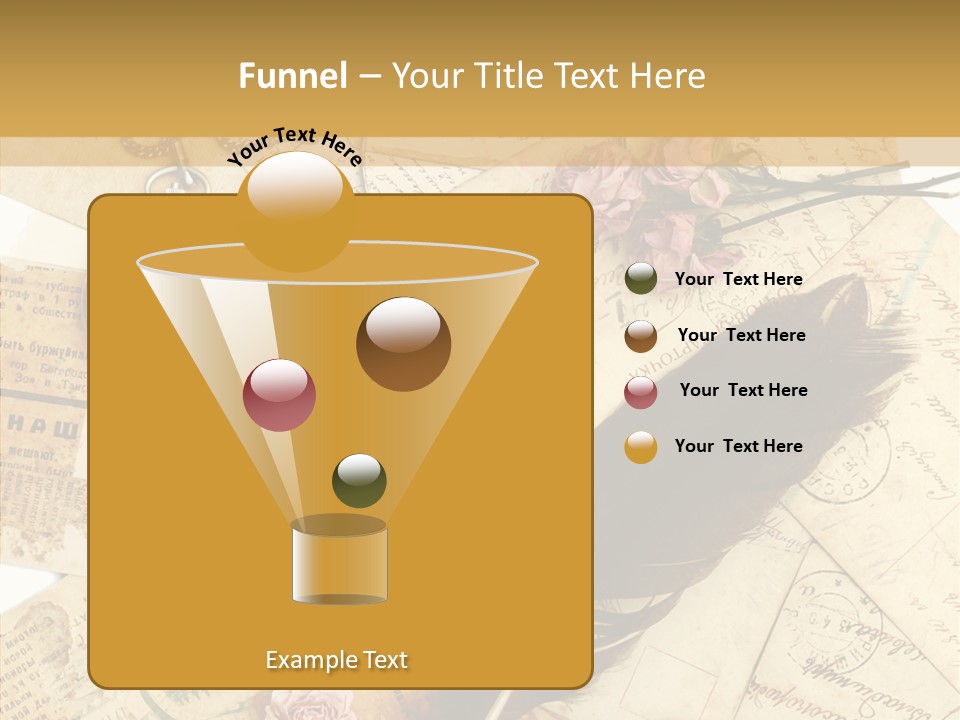 Text Blank Antique PowerPoint Template