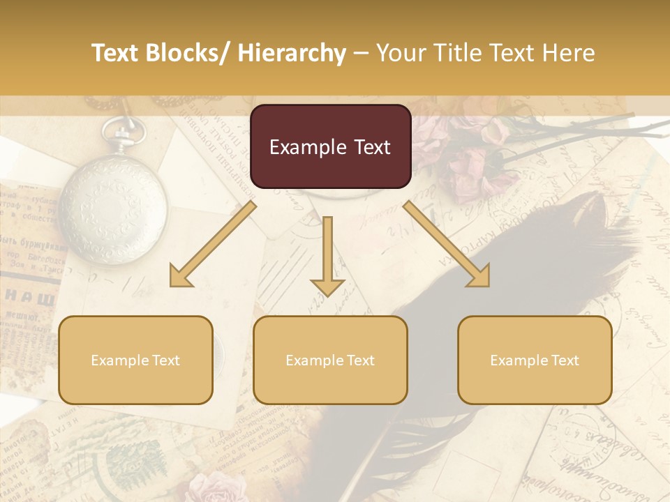 Text Blank Antique PowerPoint Template