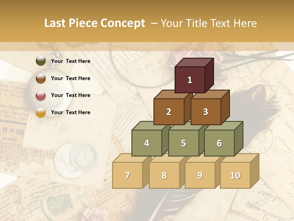 Text Blank Antique PowerPoint Template