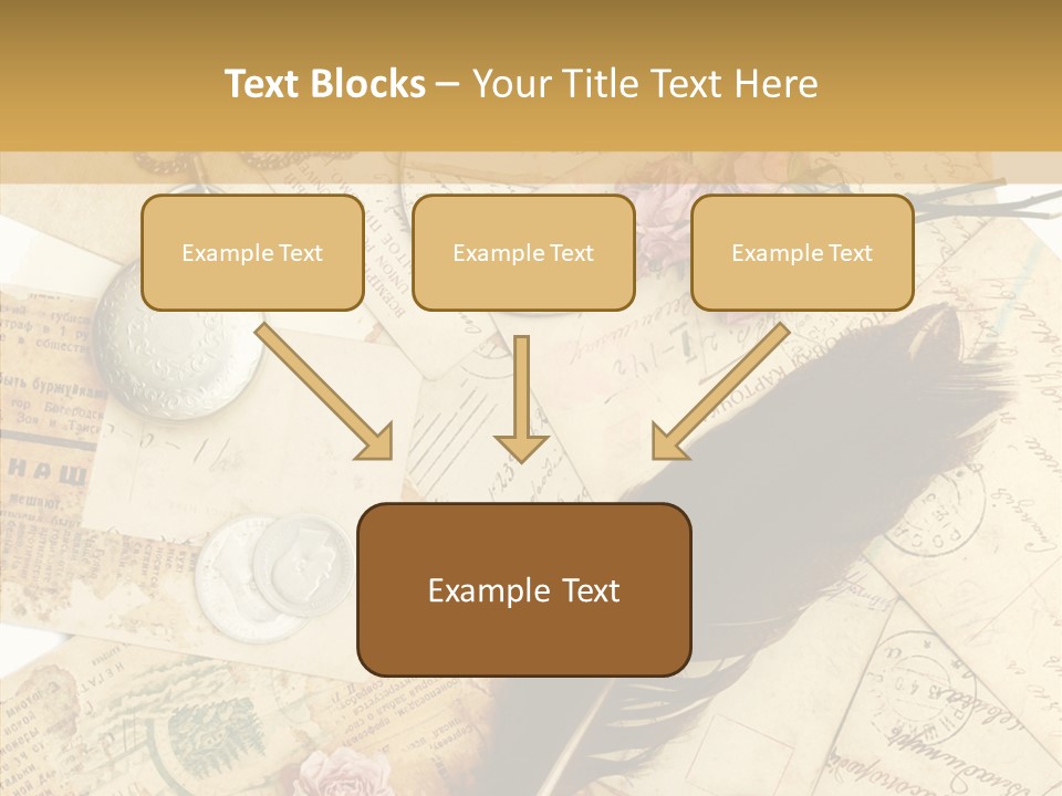Text Blank Antique PowerPoint Template
