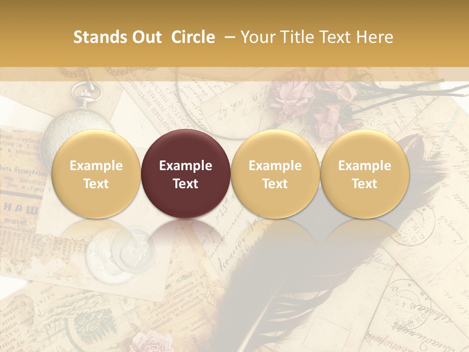 Text Blank Antique PowerPoint Template