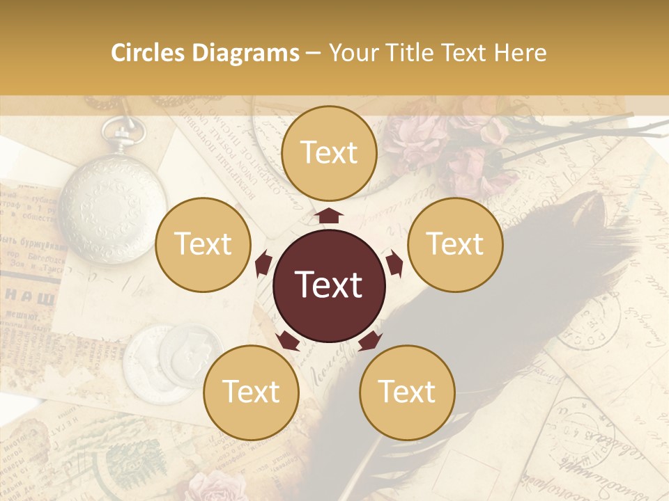 Text Blank Antique PowerPoint Template