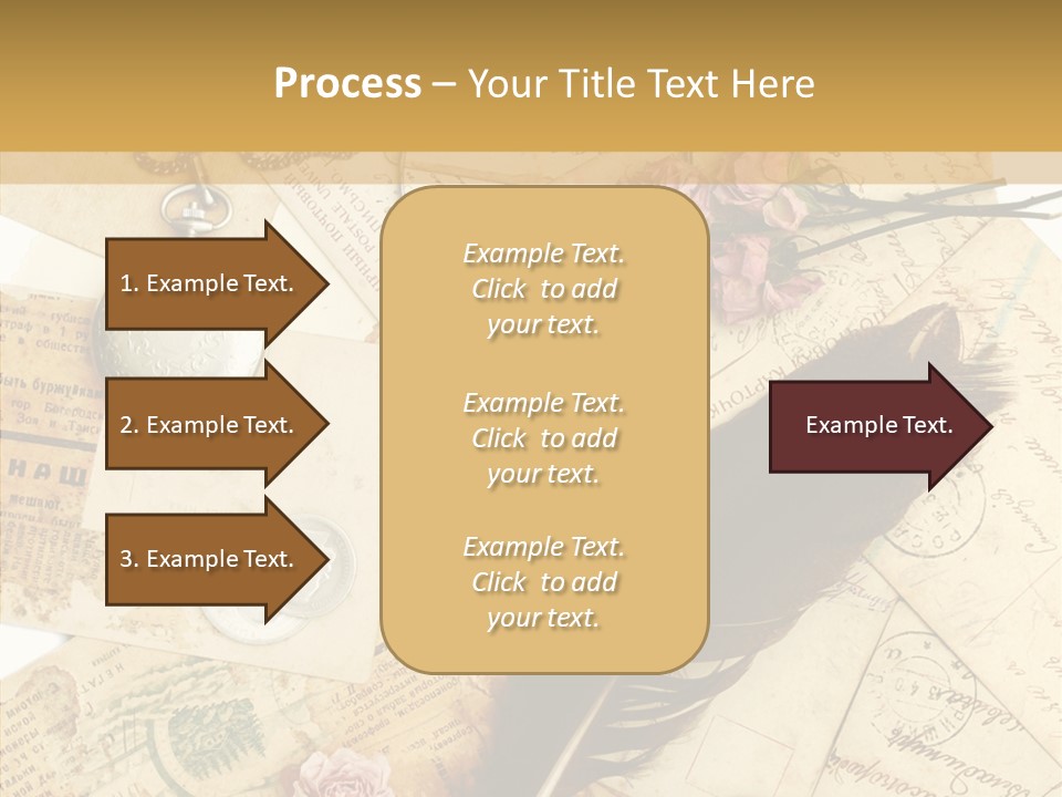 Text Blank Antique PowerPoint Template