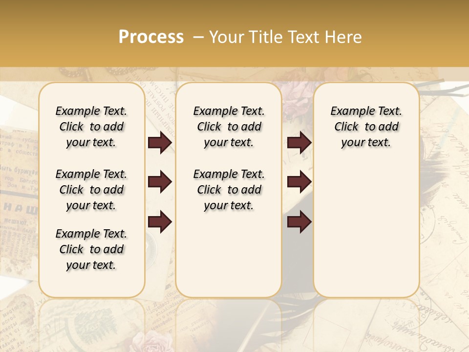 Text Blank Antique PowerPoint Template