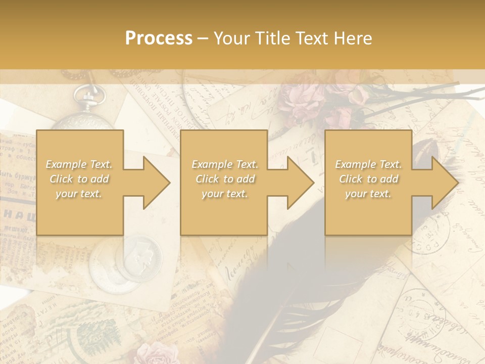 Text Blank Antique PowerPoint Template