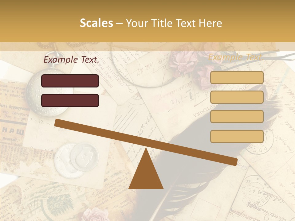 Text Blank Antique PowerPoint Template