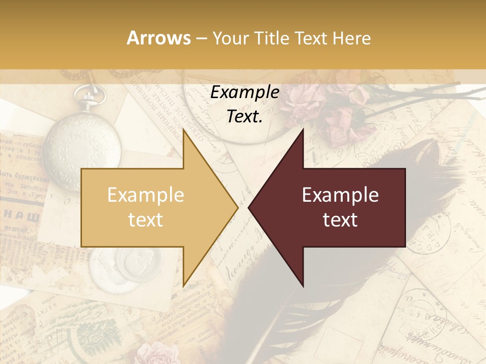 Text Blank Antique PowerPoint Template