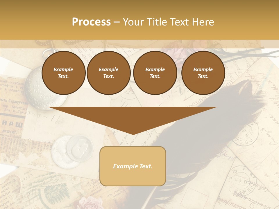 Text Blank Antique PowerPoint Template