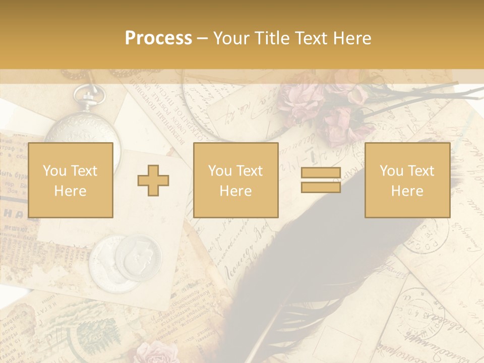 Text Blank Antique PowerPoint Template