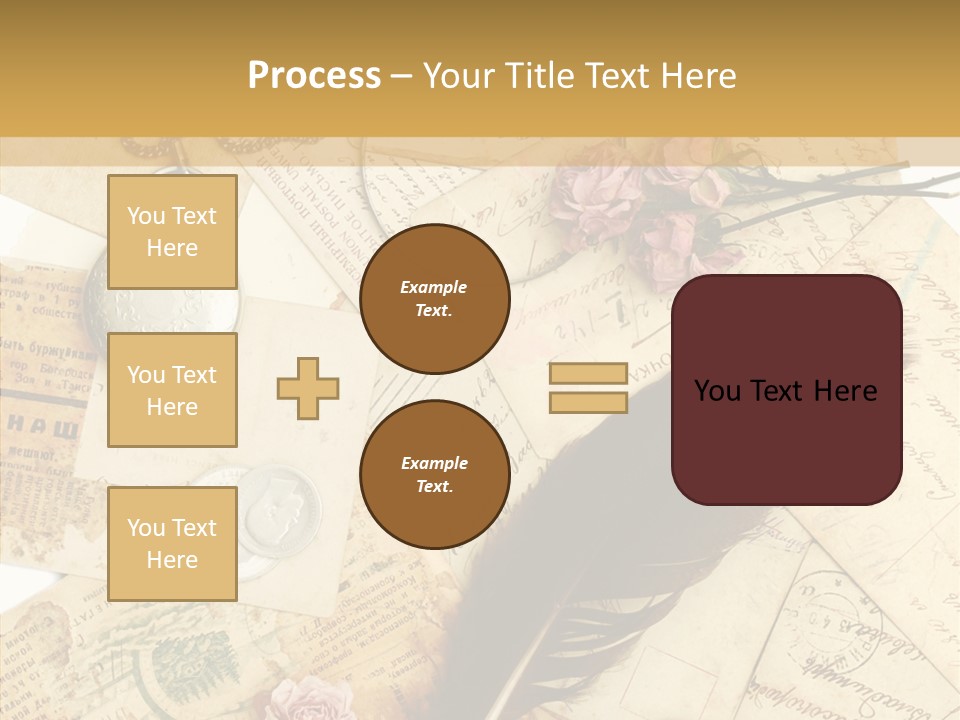 Text Blank Antique PowerPoint Template