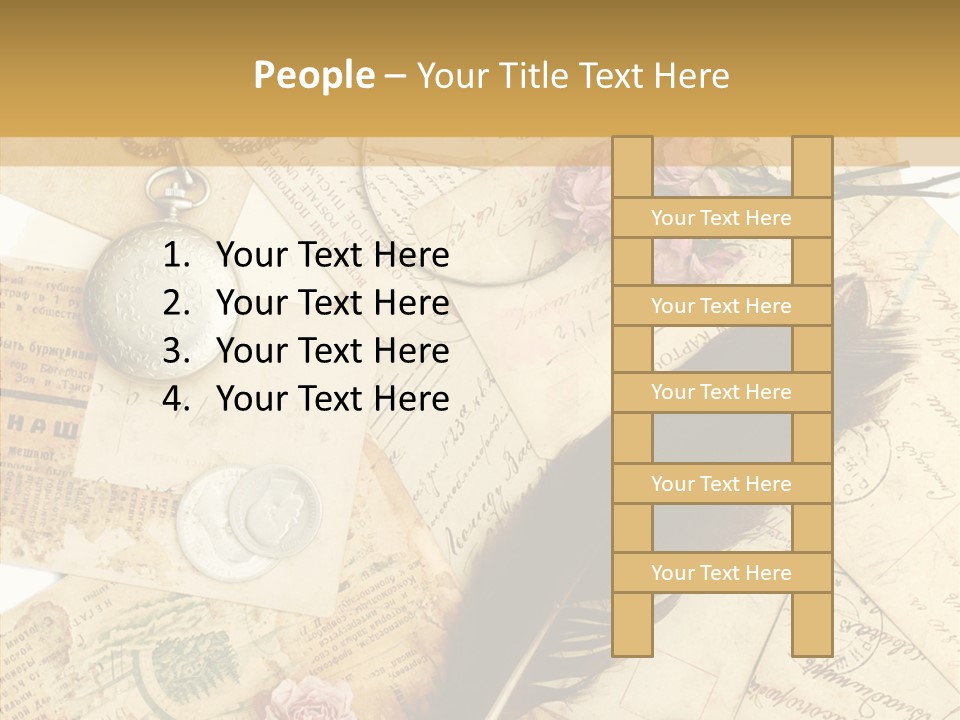 Text Blank Antique PowerPoint Template
