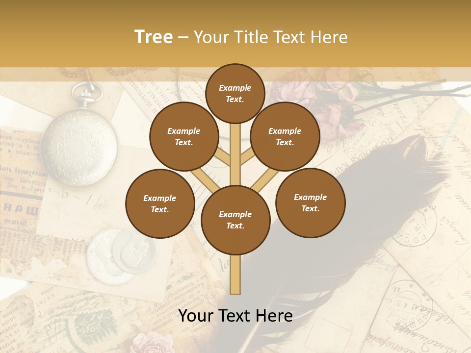 Text Blank Antique PowerPoint Template