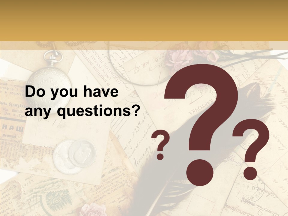 Text Blank Antique PowerPoint Template