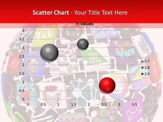 A Sphere With Many Different Items On It PowerPoint Template