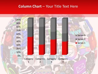 A Sphere With Many Different Items On It PowerPoint Template