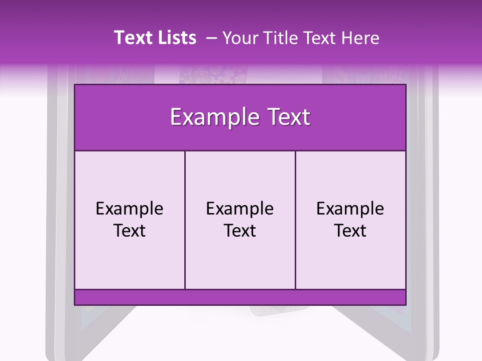 A Cell Phone With Icons Coming Out Of It PowerPoint Template