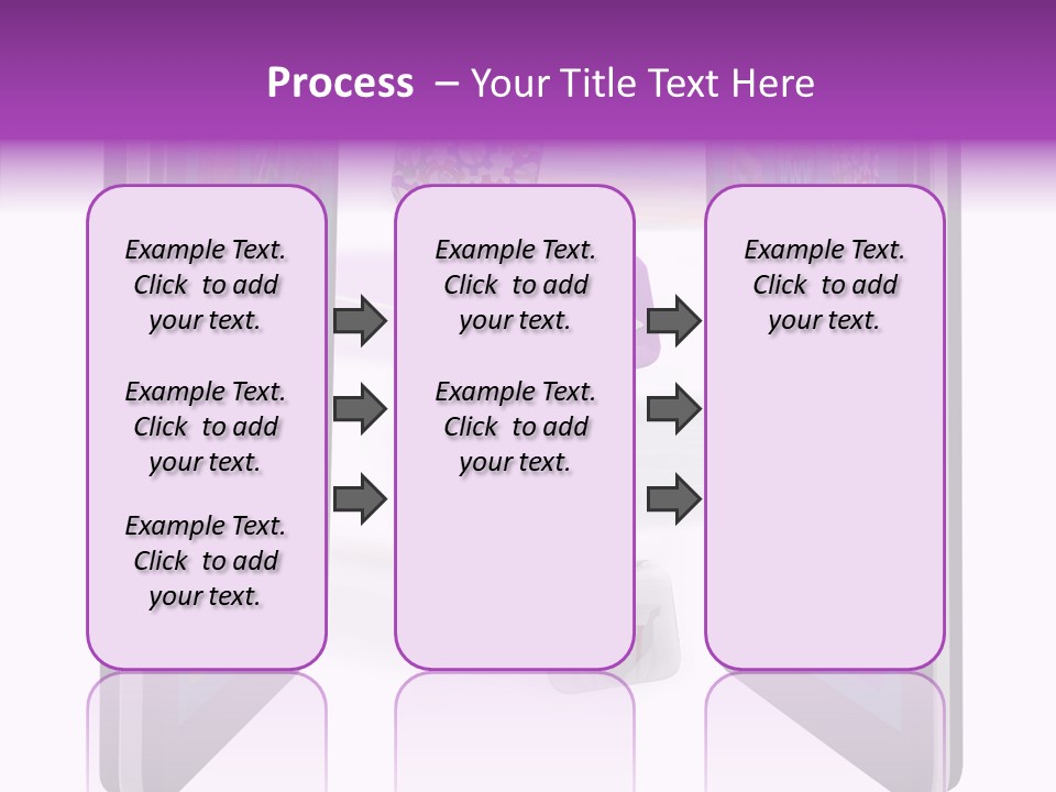A Cell Phone With Icons Coming Out Of It PowerPoint Template