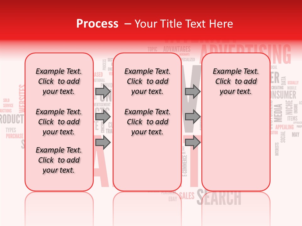 A Word Cloud With The Words Web Marketing On It PowerPoint Template