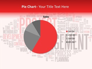 A Word Cloud With The Words Project Management Written In It PowerPoint Template