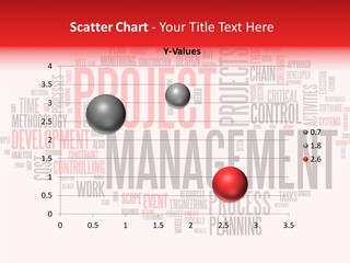 A Word Cloud With The Words Project Management Written In It PowerPoint Template