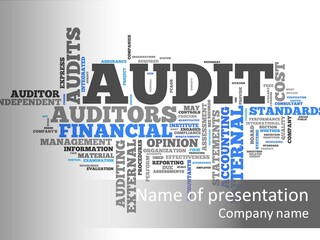 Financial Audit PowerPoint Template