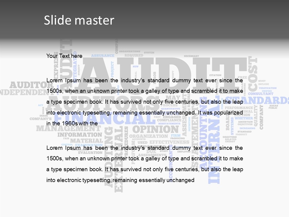 Financial Audit PowerPoint Template