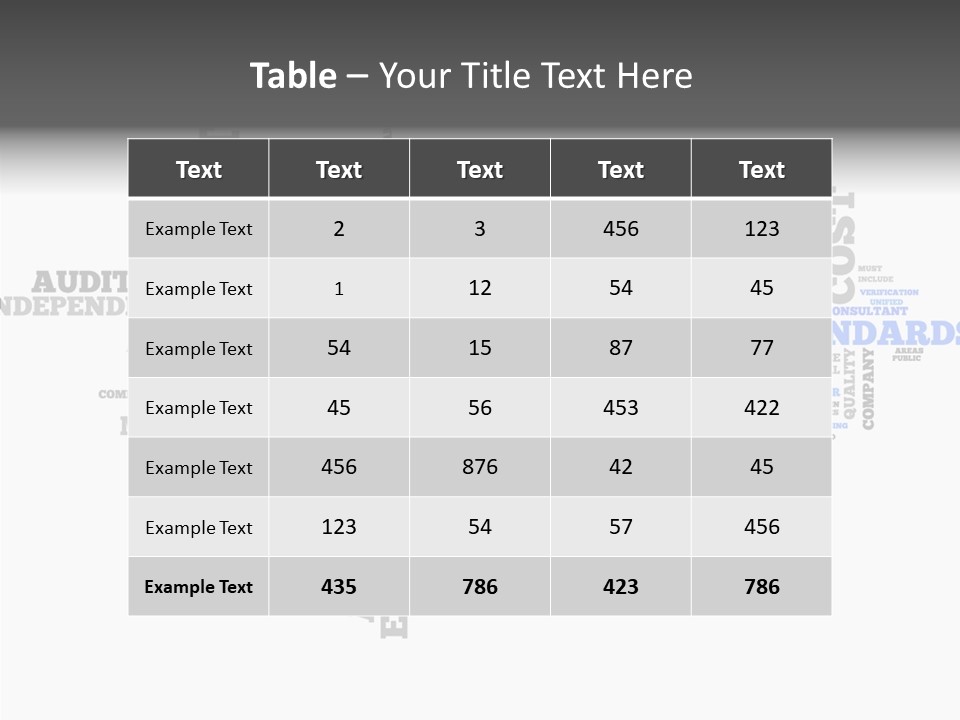 Financial Audit PowerPoint Template