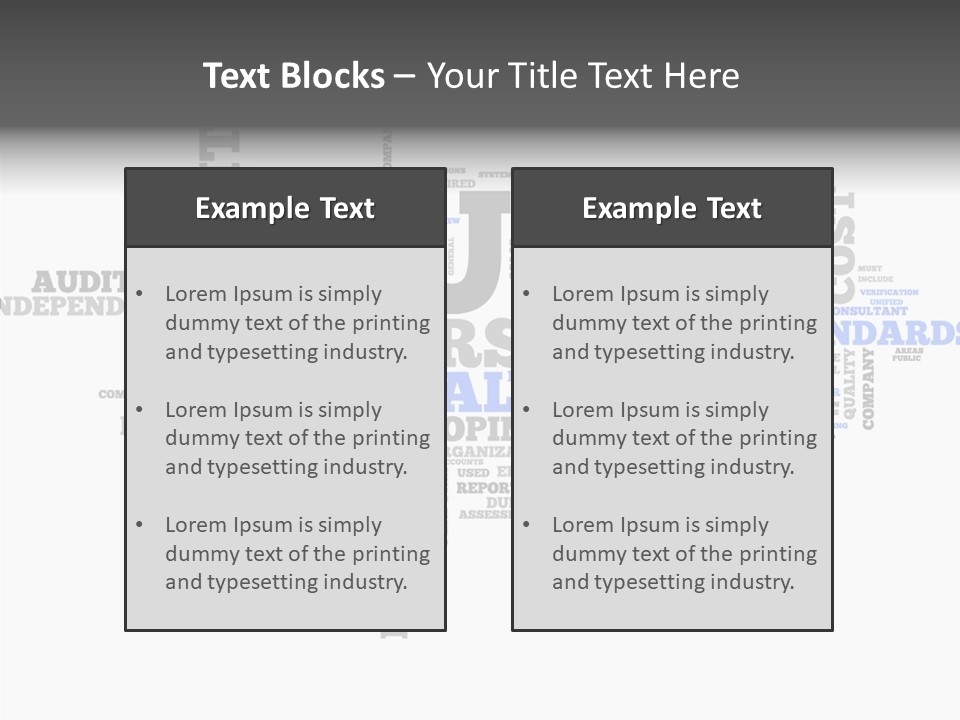 Financial Audit PowerPoint Template