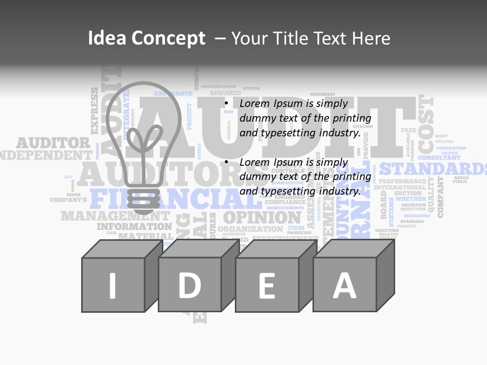Financial Audit PowerPoint Template