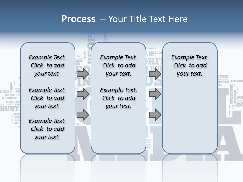 A Word Cloud With Social Media Related To It PowerPoint Template