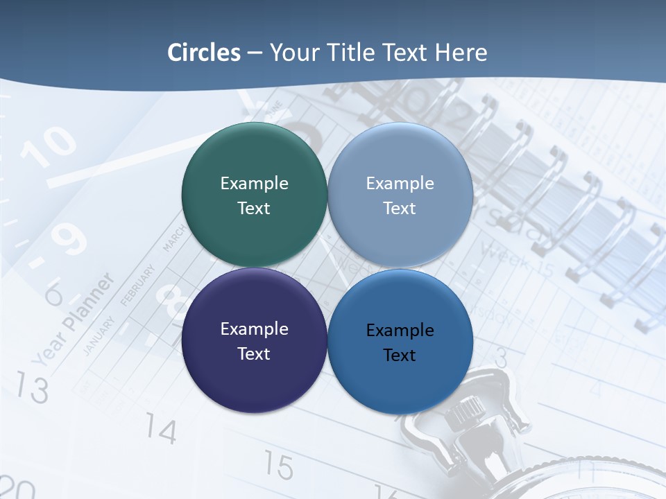 A Clock Sitting On Top Of A Piece Of Paper PowerPoint Template