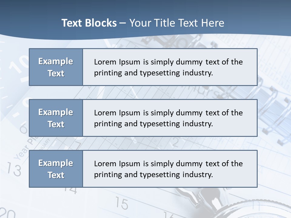 A Clock Sitting On Top Of A Piece Of Paper PowerPoint Template