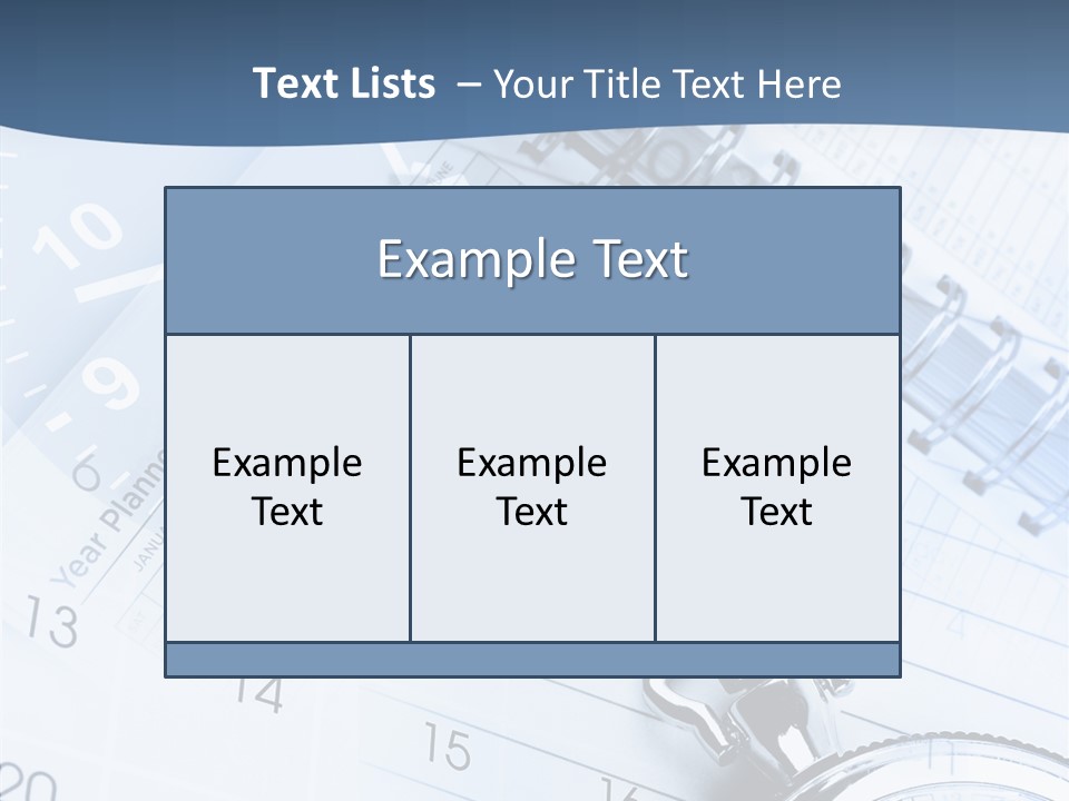 A Clock Sitting On Top Of A Piece Of Paper PowerPoint Template