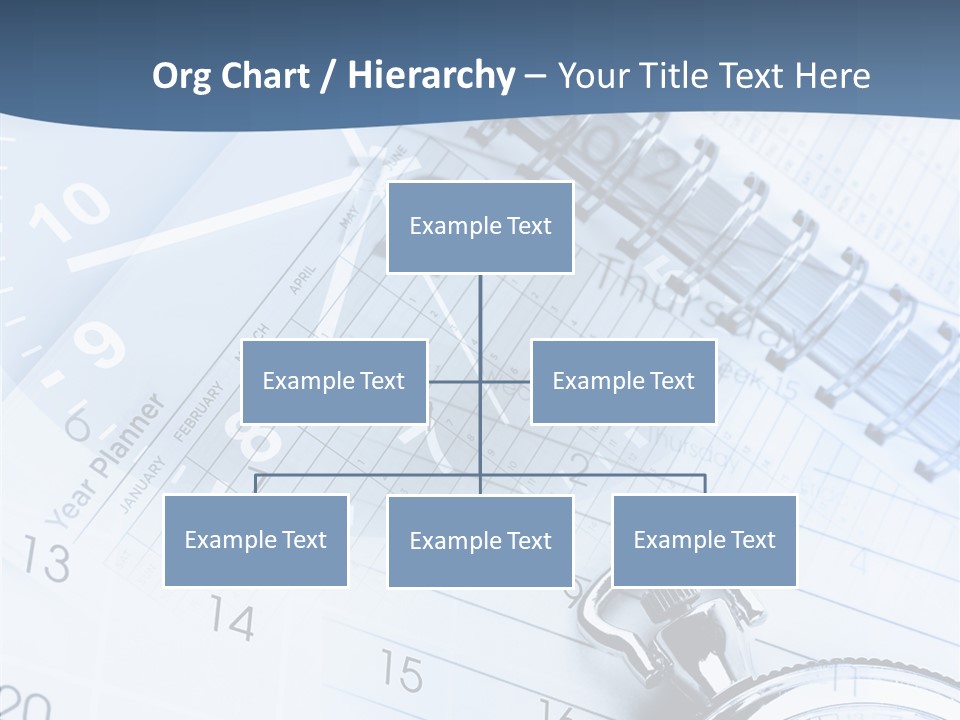A Clock Sitting On Top Of A Piece Of Paper PowerPoint Template