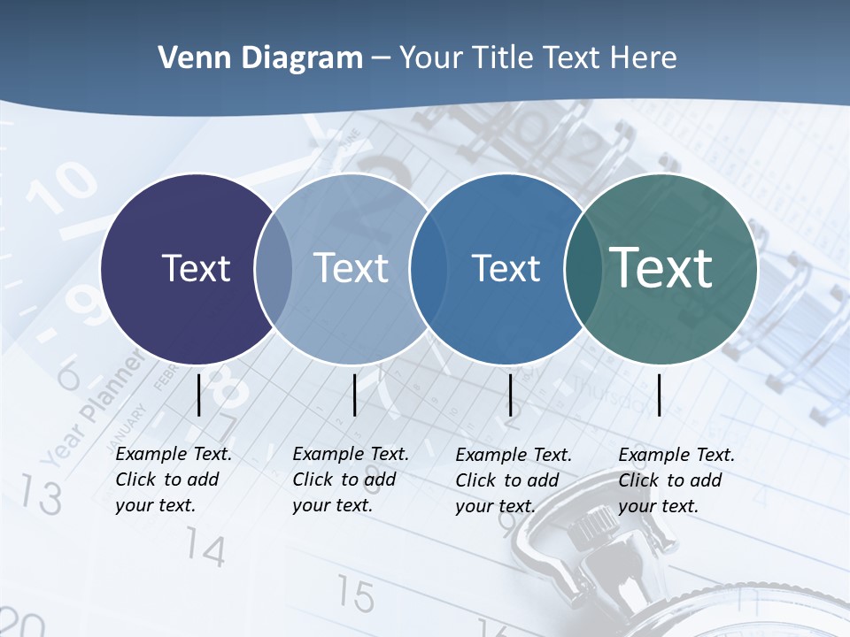 A Clock Sitting On Top Of A Piece Of Paper PowerPoint Template
