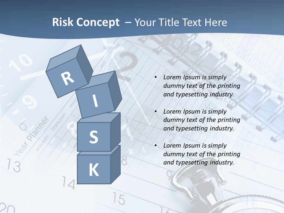 A Clock Sitting On Top Of A Piece Of Paper PowerPoint Template
