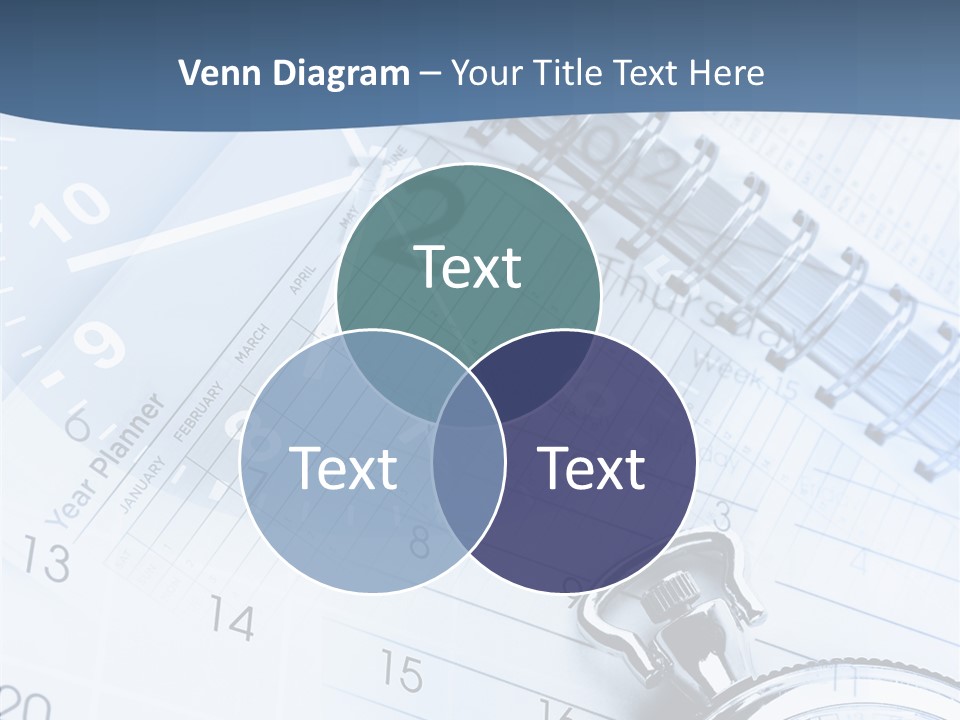 A Clock Sitting On Top Of A Piece Of Paper PowerPoint Template