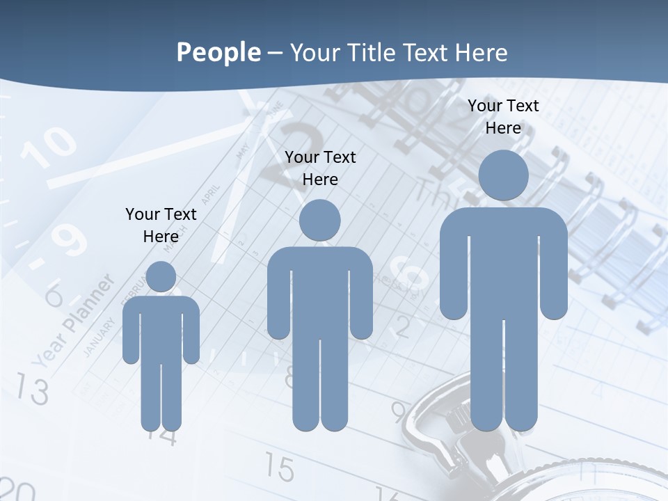 A Clock Sitting On Top Of A Piece Of Paper PowerPoint Template