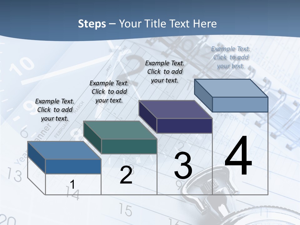 A Clock Sitting On Top Of A Piece Of Paper PowerPoint Template