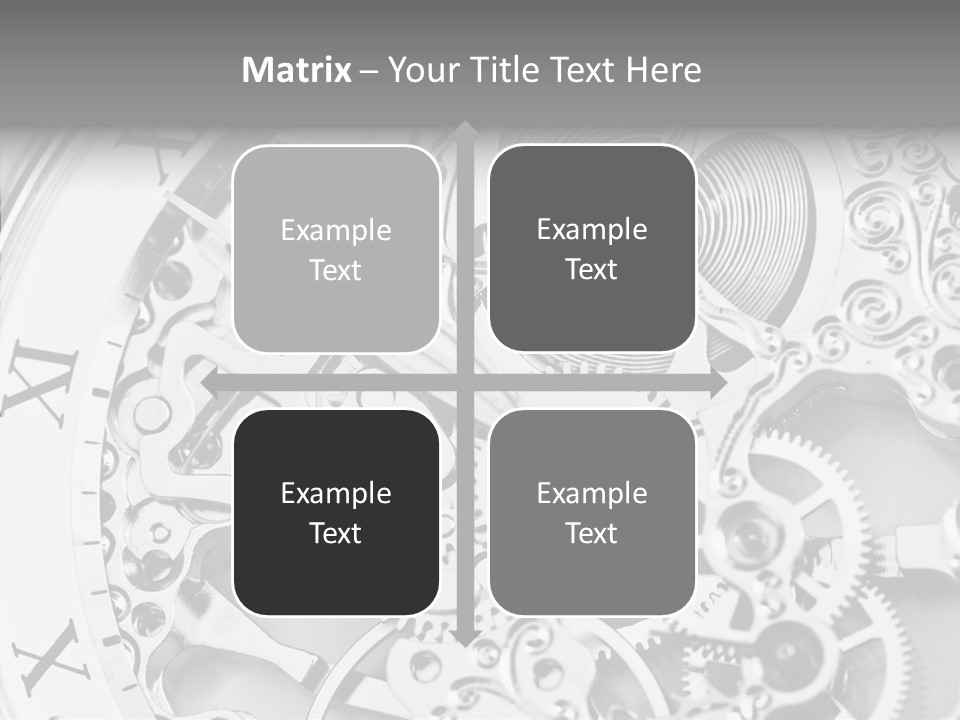 A Close Up Of A Watch Face With The Words Name Of Presentation On It PowerPoint Template