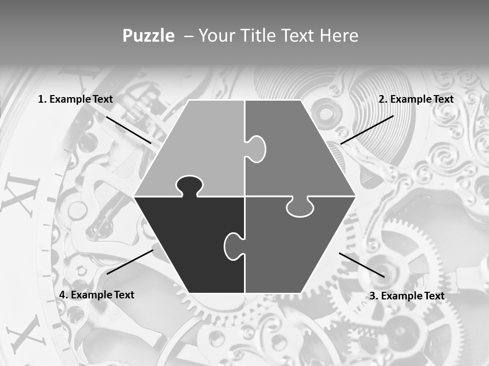 A Close Up Of A Watch Face With The Words Name Of Presentation On It PowerPoint Template