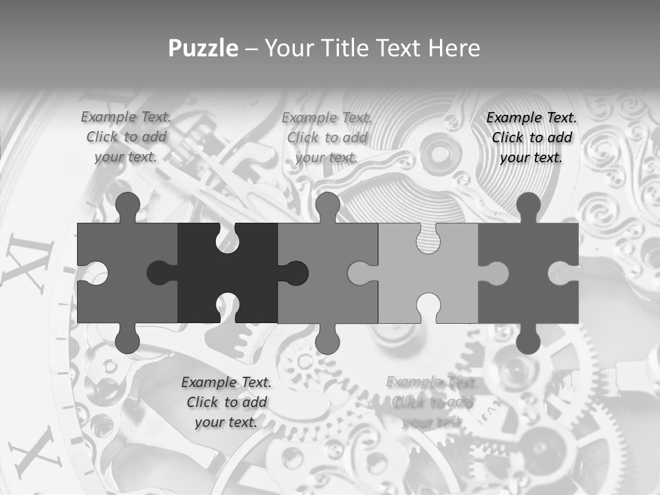 A Close Up Of A Watch Face With The Words Name Of Presentation On It PowerPoint Template