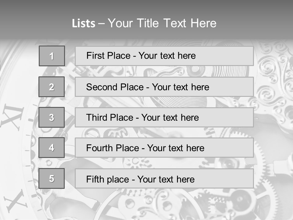 A Close Up Of A Watch Face With The Words Name Of Presentation On It PowerPoint Template